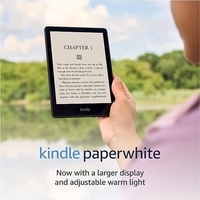 Kindle Paperwhite (16 GB) – Now with a 6.8" display and adjustable warm light - Without Lockscreen Ads – Agave Green